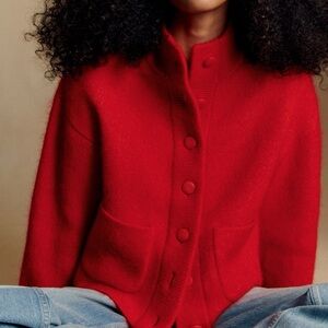Sezane Thais Jacket in Red